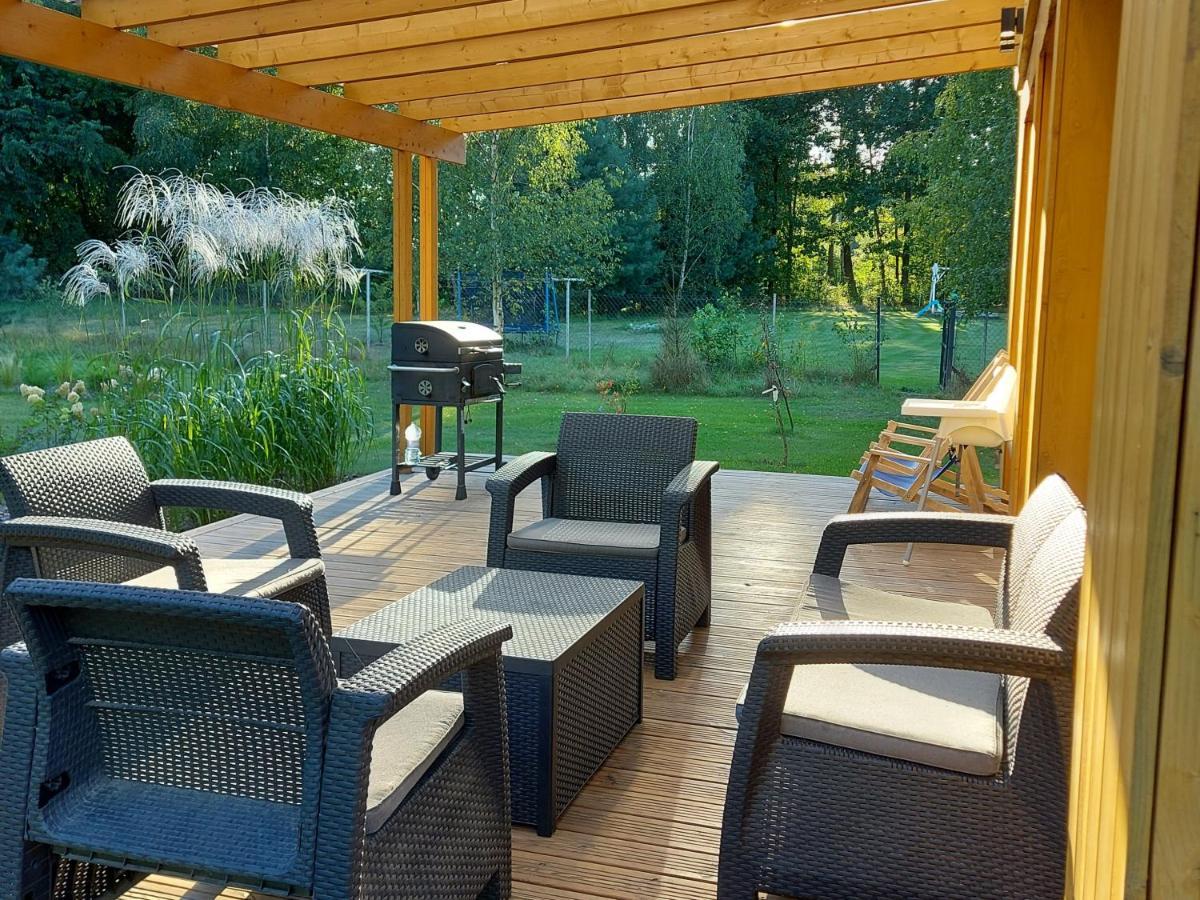 Dom Przy Lesie Villa Wielgie Exterior foto